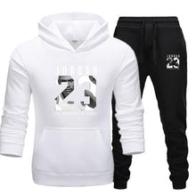 Load image into Gallery viewer, New 2019 Brand Tracksuit Fashion JORDAN 23 Men Sportswear Two Piece Sets Cotton Fleece Thick hoodie+Pants Sporting Suit Male 3XL
