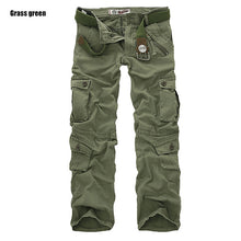 Load image into Gallery viewer, 2019 High Quality Men's Cargo Pants Casual Loose Multi Pocket Military Pants Long Trousers for Men Camo Joggers Plus Size 28-40
