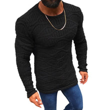 Load image into Gallery viewer, OLOME Men's Knitted Pullovers Sweater Solid Color O-neck Slim Fit Long Sleeve Jumpers Sweaters Men Casual Winter Warm Knitwear

