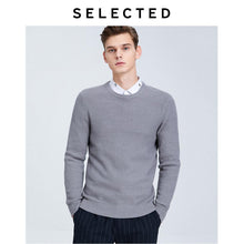 Load image into Gallery viewer, SELECTED Men's O-Neck Winter Sweater Pure Color Business-casual Knit Pullovers Clothes S | 419425513
